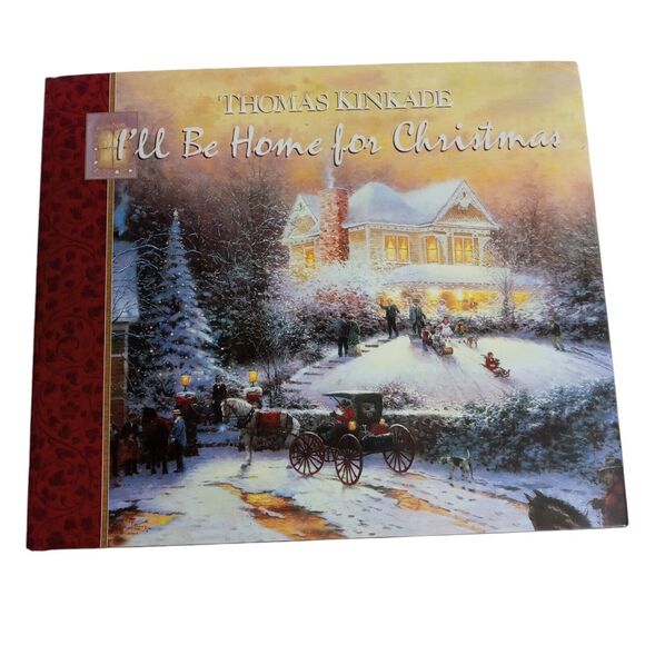 I'll Be Home for Christmas Painter of Lights Thomas Kinkade Lighted Path Book - Picture 14 of 15